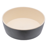 Beco Classic Bamboo Printed Dog Bowl Grey Large