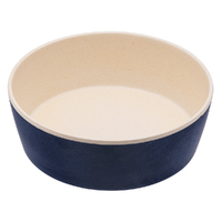 Beco Classic Bamboo Printed Dog Bowl Midnight Blue Large