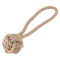 Beco Hemp Rope Ball w/ Loop Interactive Play Dog Toy Large
