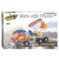 Construct It Back Hoe Truck 129 Pieces (BMS006796)