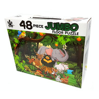 Puzzle Master Jungle Family Jumbo Floor Puzzle 48 Pieces (BMS008714)