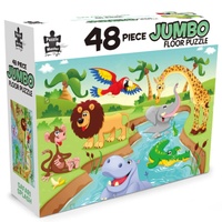 Puzzle Master Safari Splash Jumbo Floor Jigsaw Puzzle 48 Pieces