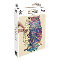Puzzle Master Owl Wooden Jigsaw Puzzle 130 Pieces