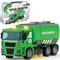 Construct It Build-ables Plus Road Sweeper Work Vehicle 130+ Pieces