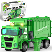 Construct It Build-ables Plus Sanitation Truck Rubbish Removal 112 Pieces