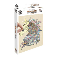 Puzzle Master Wooden Jigsaw Puzzle Horse 124 Pieces (BMS011554)