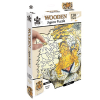 Puzzle Master Tiger 2 Wooden Jigsaw Puzzle 130 Pieces