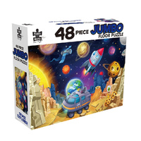 Puzzle Master Space Explorer Jumbo Floor Jigsaw Puzzle 48 Pieces (BMS012575)