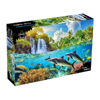Puzzle Master Cruisin Dolphins Jigsaw Puzzle 1000 Pieces (BMS016924)