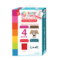 Sense & Grow Sensory Flash Cards 40 Cards for Ages 3+ (BMS017501)