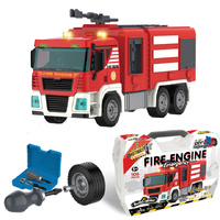 Construct It Build-ables Plus Fire Engine Emergency 106 Pieces