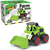 Construct It Build-ables Farm Tractor DIY Easy Assembly 22 Pieces