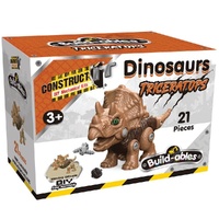 Construct It Build-ables Dinosaurs Triceratops Ages 3+ 21 Pieces