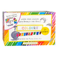 Sense & Grow Colours Storybook & Puzzle Cards Set for Children (BMS060345)