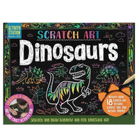 Scratch Art Dinosaurs Activity Station Book + Kit (BMS587043)
