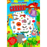 Make & Play Puffy Animals Say Gr! Puffy Sticker Book