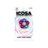 Brainwright Icosa Ice Atomic Fidget Ball Puzzle 1-Player Ages 8+ (BRA84042)