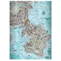 Manly by Wendy Straw Australian-Themed Jigsaw Puzzle 1000 Pieces