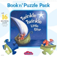Twinkle Twinkle Little Star Book N' Puzzle Pack for Ages 3+