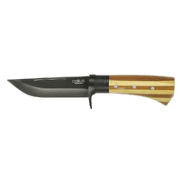 Camillus 9" Fixed Blade Knife Wood Handle Black Finish (CA-18538)