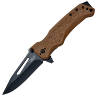 Camillus NS-8 Stainless Steel Folding Knife Black 203mm (CA-19241)