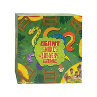Pressman Giant Snakes & Ladders Game 2-4 Players Ages 5+ (CAA010251)