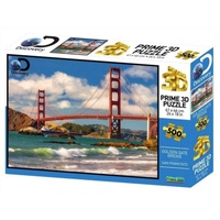 Prime 3D Golden Gate Lenticular Jigsaw Puzzle 500 Pieces