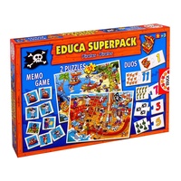 Crown & Andrews Educa Superpack Pirates (CAA131774)