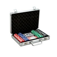 200 Chips Poker Set Classic Casino Style with Carry Case