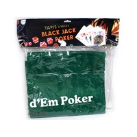 BLACKJACK & POKER MAT (CAS403005)