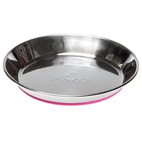 Rogz Anchovy Stainless Steel Non-Skid Cat Bowl Pink