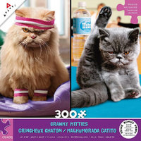 Ceaco Cranky Kitties Duo Jigsaw Puzzle XL 300 Pieces (CEA2287-1)