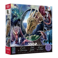 Ceaco Night Spirit Dragons Jigsaw Puzzle 550 Pieces