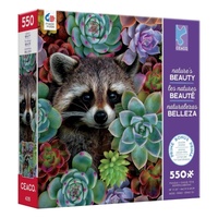 Ceaco Natures Beauty Raccoon Jigsaw Puzzle 550 Pieces