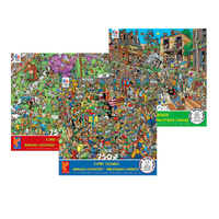 Ceaco Comic Crowds Jigsaw Puzzle Assorted 750 Pieces (CEA2944)