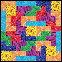 Ceaco Tetris Sweets Jigsaw Puzzle incl Poster 750 Pieces (CEA2946-1)