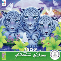 Ceaco Kentaro White Triplets Jigsaw Puzzle 750 Pieces (CEA2947-1)