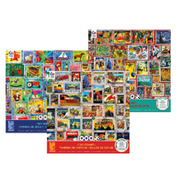 Ceaco Stamps Adult Jigsaw Puzzle Assorted 1000 Pieces (CEA3164)
