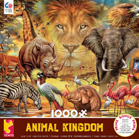 Ceaco Animal Kingdom Safari Jigsaw Puzzle 1000 Pieces (CEA3168-1)