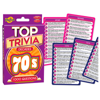 Top Trivia Decades 70s Card Game (CHE11677)