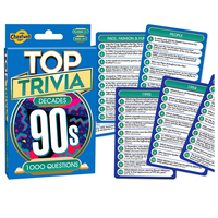 Top Trivia Decades 90s Card Game (CHE11691)