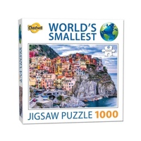 Cheatwell Worlds Smallest: Manarola Jigsaw Puzzle 1000 Pieces