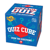 Cheatwell Quiz Cube Pick N Mix Quiz Card Game 3 Players Ages 14+ (CHE55114)
