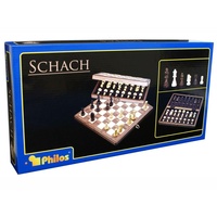 CHESS SET WOOD 15" PHILOS (CHS2626)