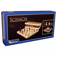 CHESS SET WOOD 30CM PHILOS (CHS2708)