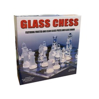 Glass Chess Set 35x35cm (CHSGG275)