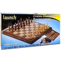 Chess Checker Backgammon 19" (CLA019854)