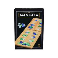 Cardinal Mancala Wood Folding Classic Game 2-Players Ages 8+ (CLA057180)