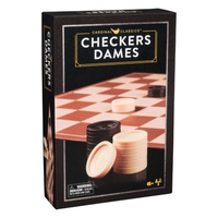 Cardinal Classics Checkers Dames Classic Game 2-Players Ages 6+