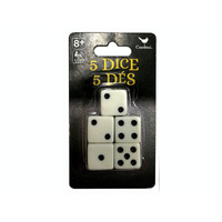 Cardinal Dice Set 2+ Players Ages 8+ Pack of 5 16mm (CLA391839)